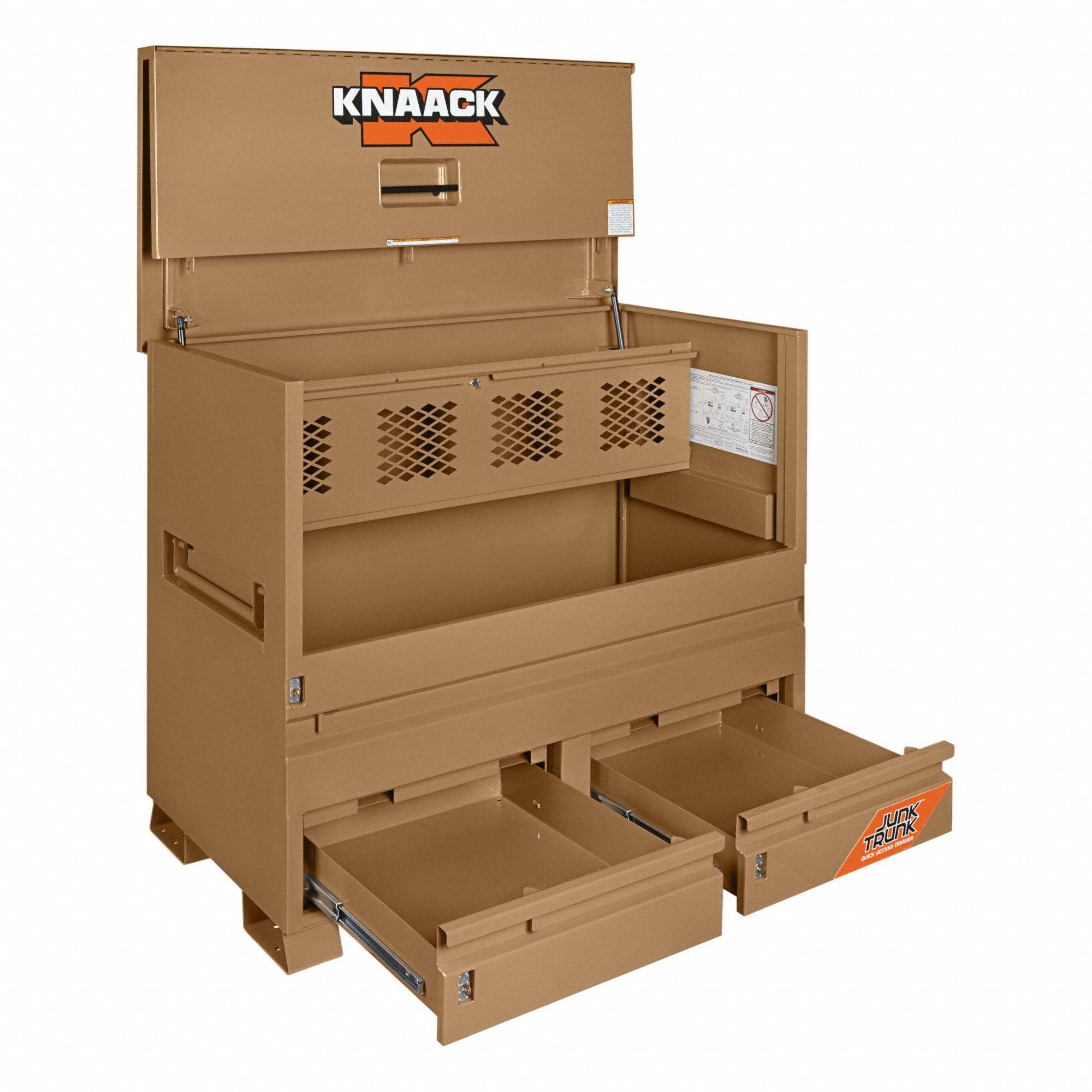 KNAACK, 60 in W x 30 in D x 49 in H, 43.8 cu ft, Piano-Style