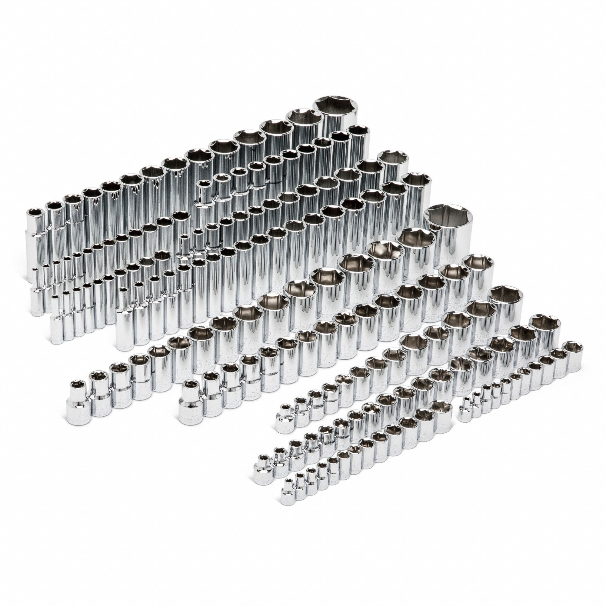 Deep Master 163Pc Set 1/4 3/8 1/2 6 PT