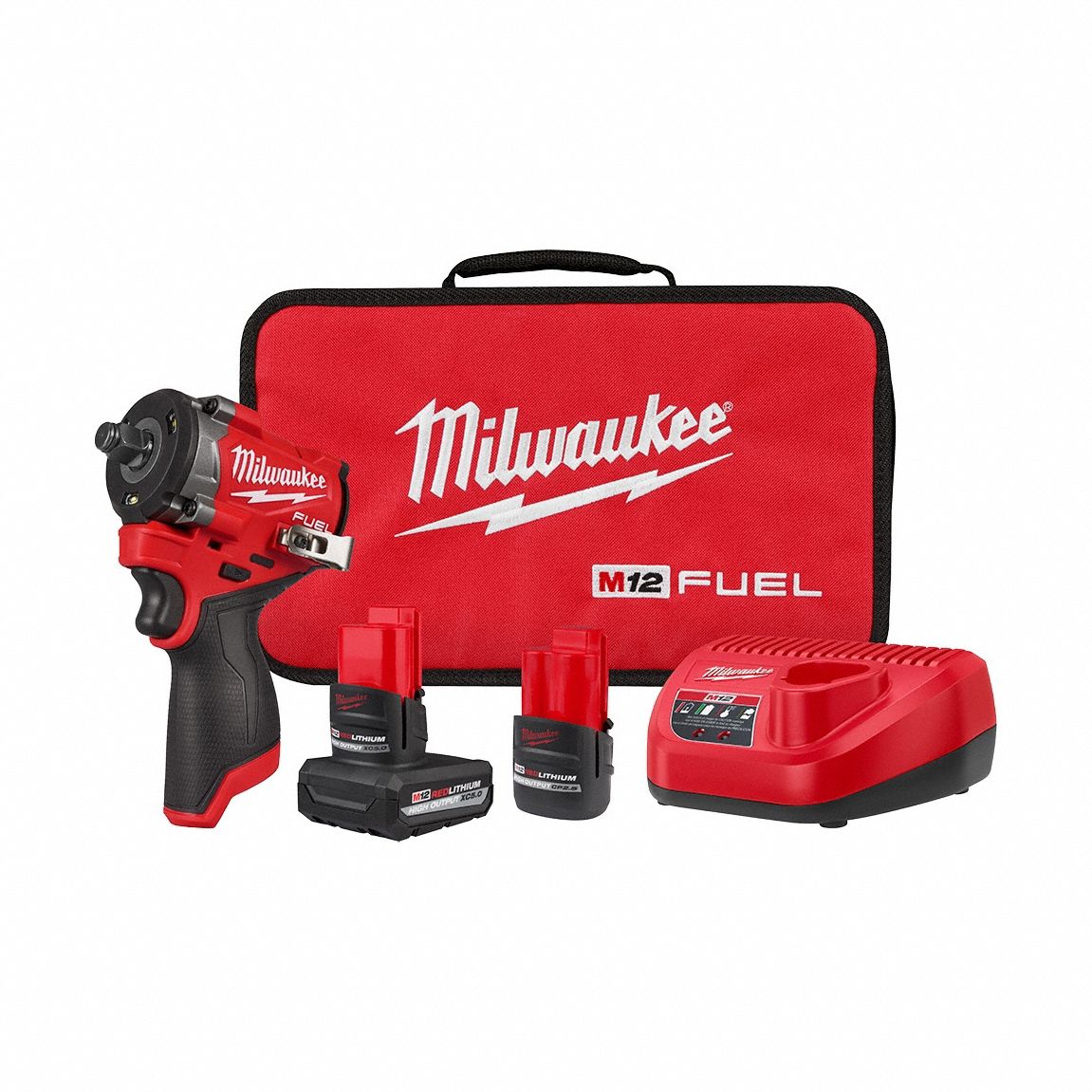 Impact Wrench: 1/2 in Drive Size, 400 ft-lb Fastening Torque, 550 ft-lb Breakaway Torque