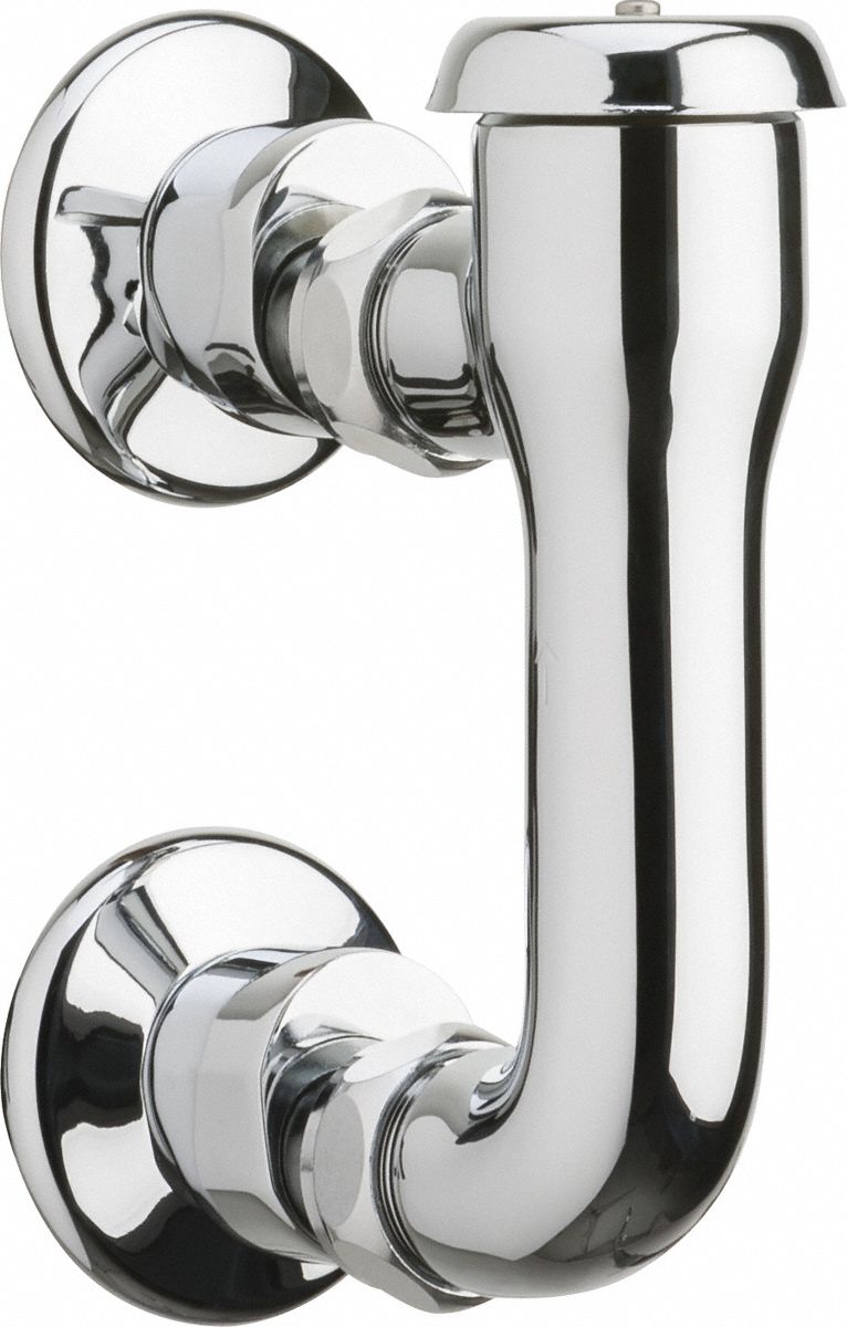 Vacuum Breaker: FNPT x FNPT, 1/2 in Pipe Size, Chrome-Plated, For Water Media, Brass