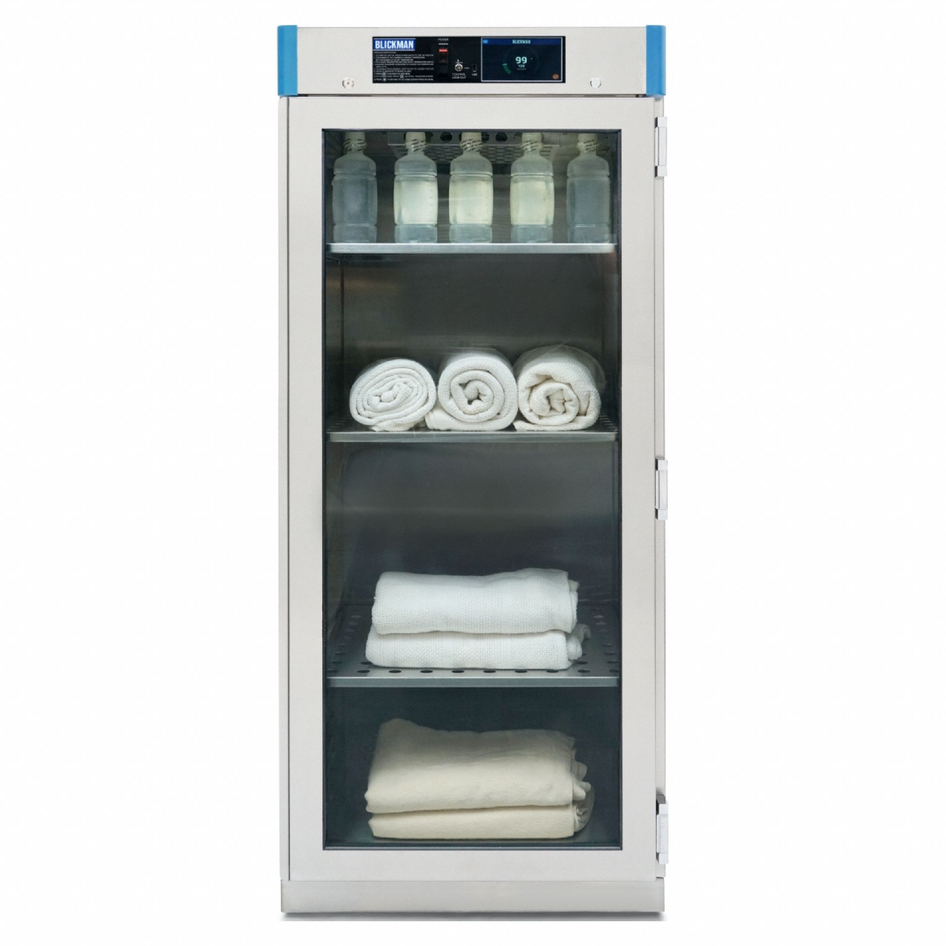 Warming Cabinet: 90°F to 160°F, Touch Screen, 26 5/8 in Overall Dp, 30 in Overall Wd, Glass