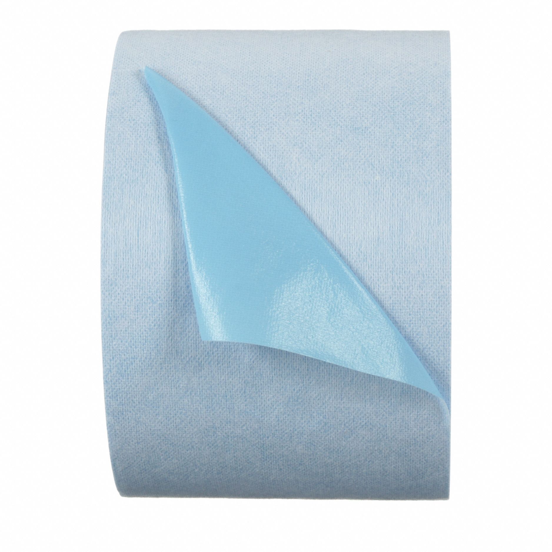 Self-Stick Liquid Protection: Std Duty, 5 mil Thick, 300 ft Lg, 6 in Wd, Blue, 4 PK