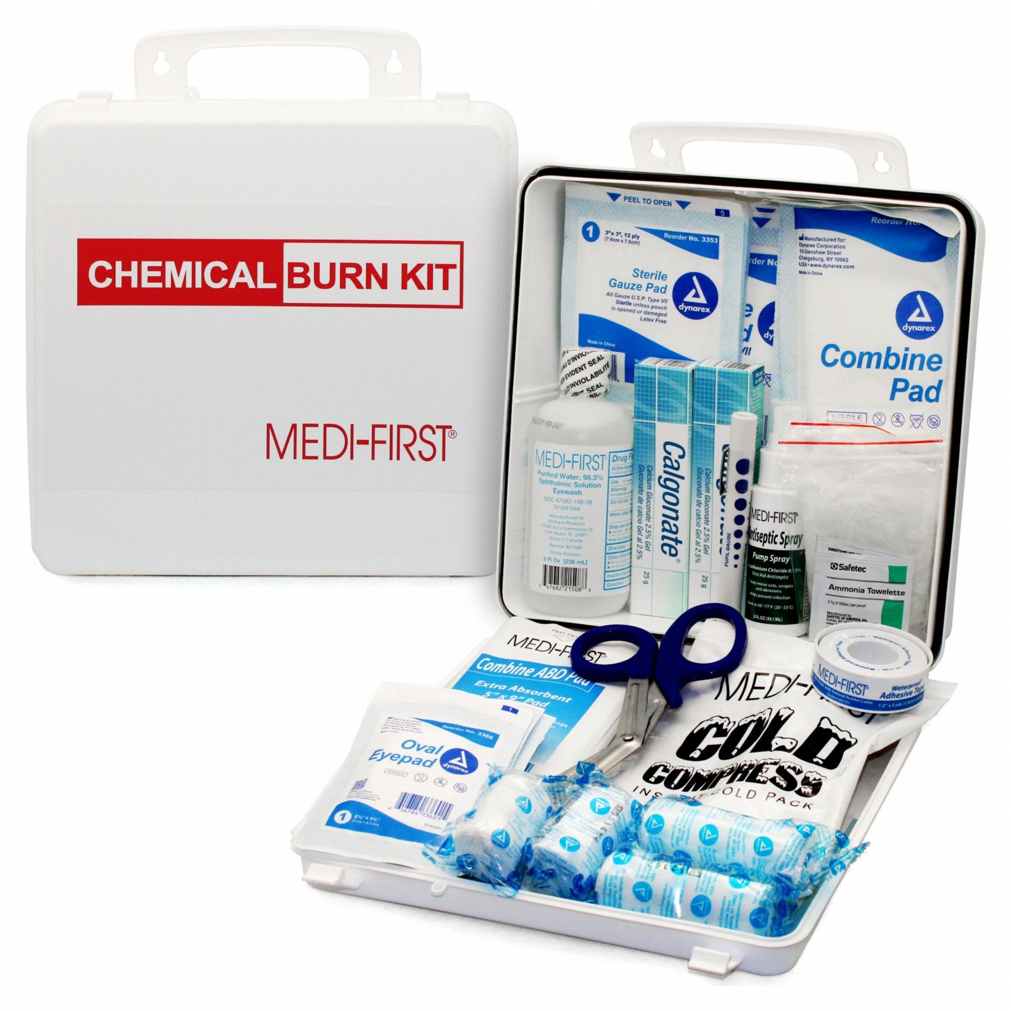 Chemical Burn Care Kit 16pcs 9.187x2.75