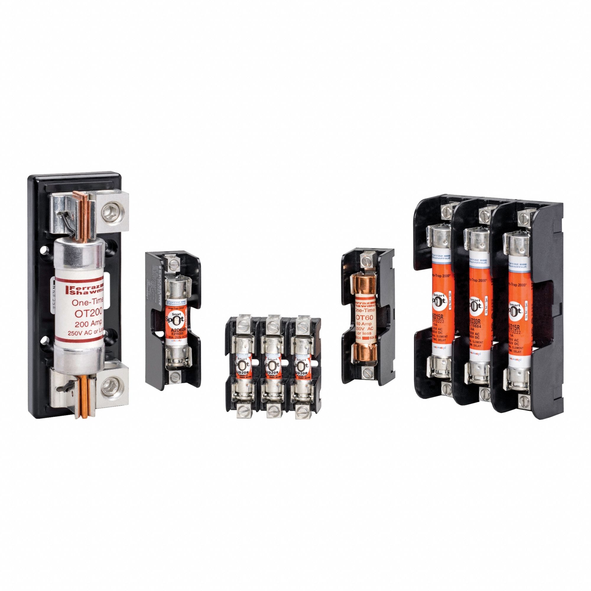 MERSEN, Open Block Design, 1 Pole, Fuse Block - 896MF0|22051R - Grainger