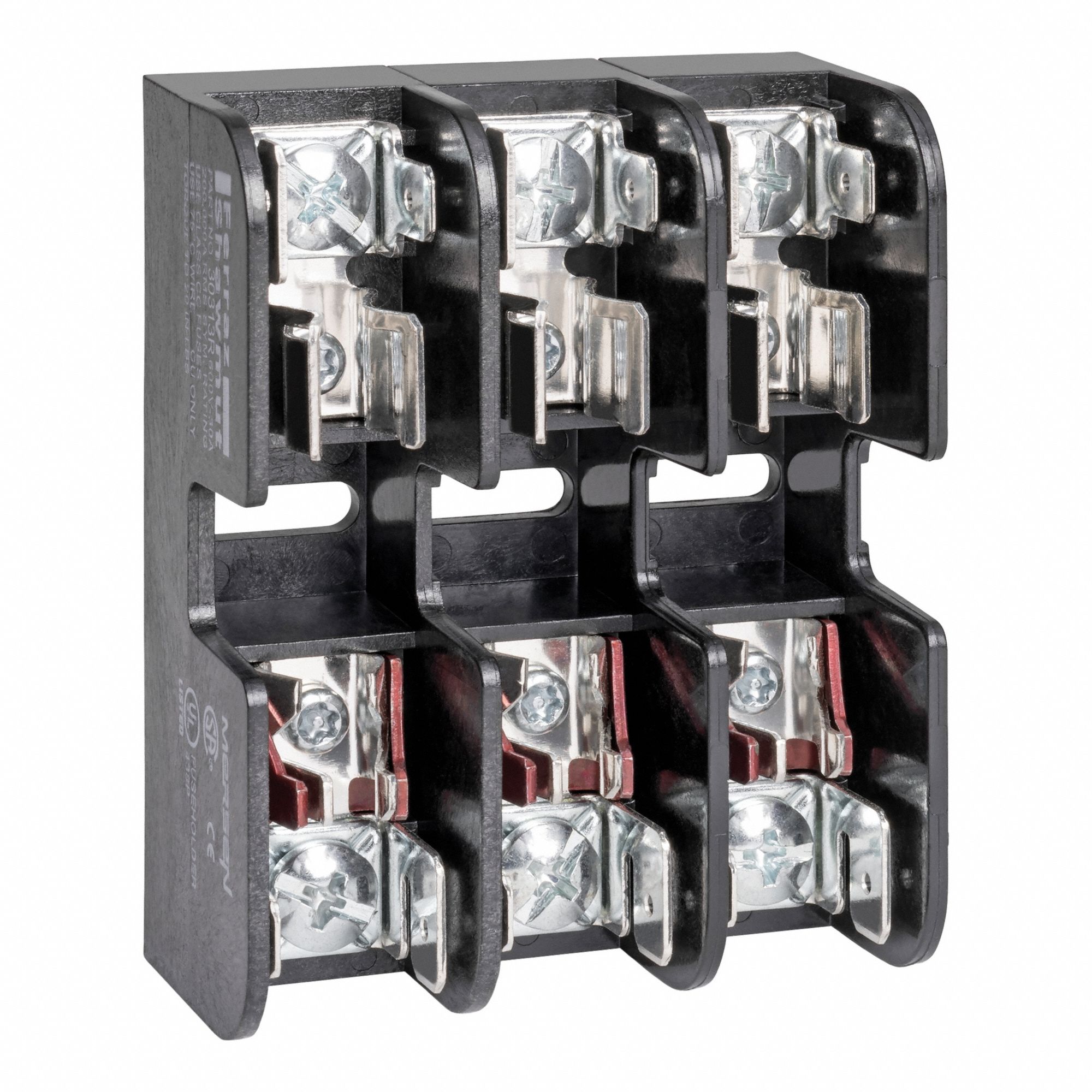 MERSEN, Open Block Design, 3 Pole, Fuse Block - 896MF2|30313R - Grainger