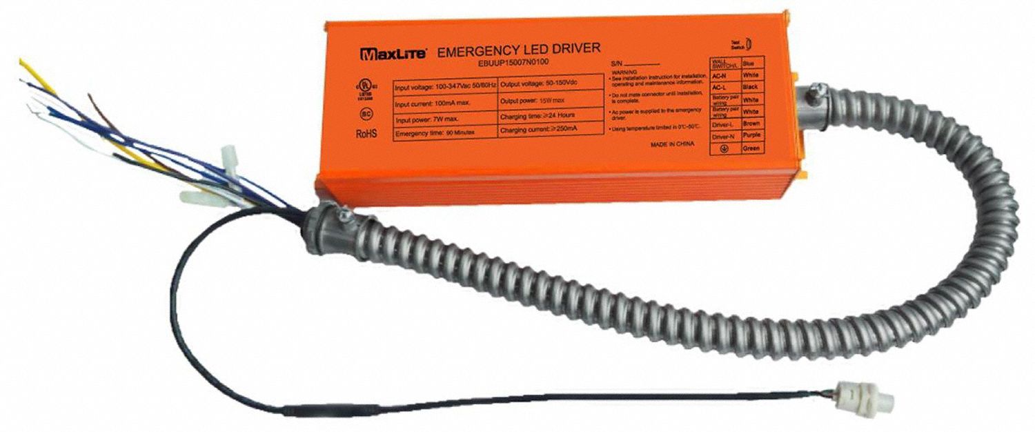 Emergency Battery Backup Orange