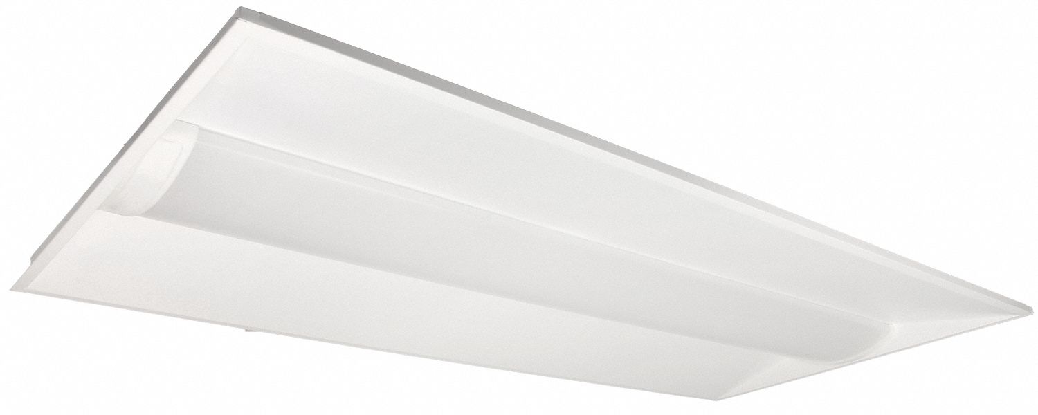 MAXLITE, 4 ft Lg, 2 ft Wd, Flat Panel - 896PF6|MLVT24D22WCSCREM - Grainger