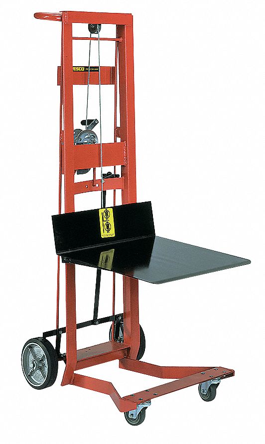 WESCO, 750 lb Load Capacity, Modular PoweredLift/ManualPush Platform