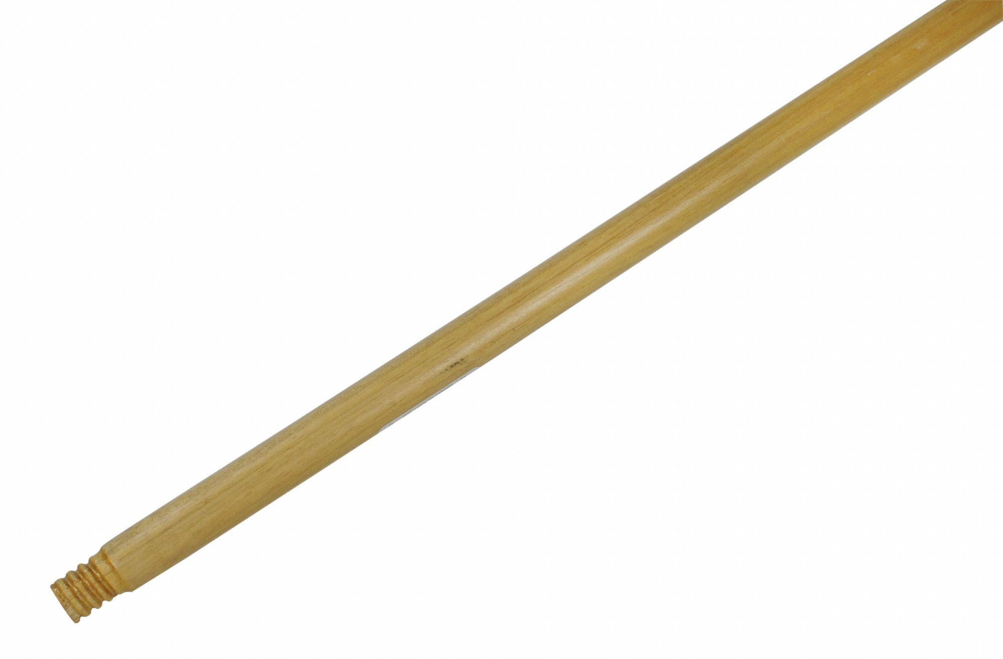 Rubbermaid Commercial Wood Threaded-Tip Broom/Sweep Handle 60" Natural 6361 