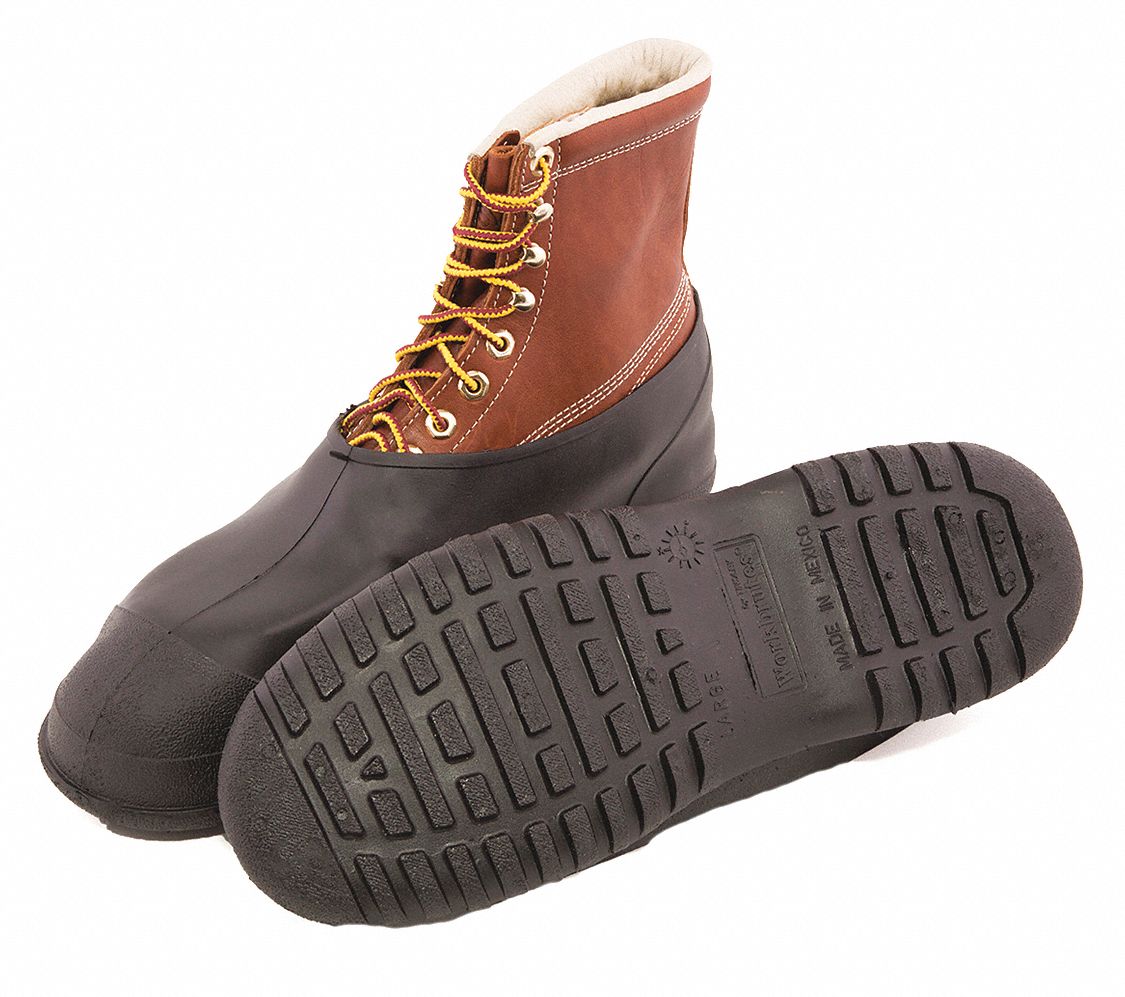 Overshoe: Ankle Shoe, Cleated, Black, 12 1/2 For Men's Shoe Size - Min, 35111, Black, 1 PR