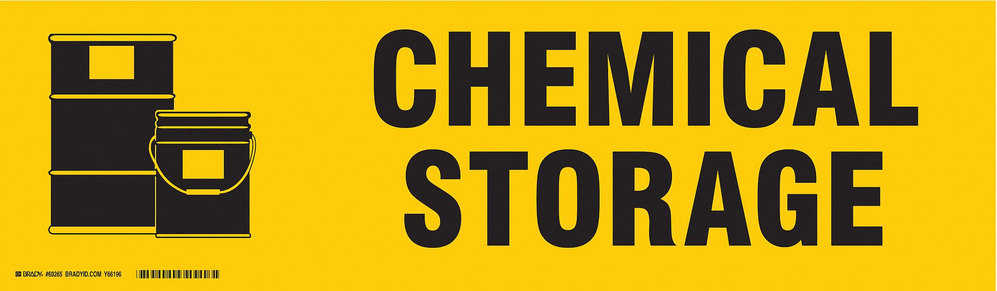 Label, 7 in x 24 in, Polyester