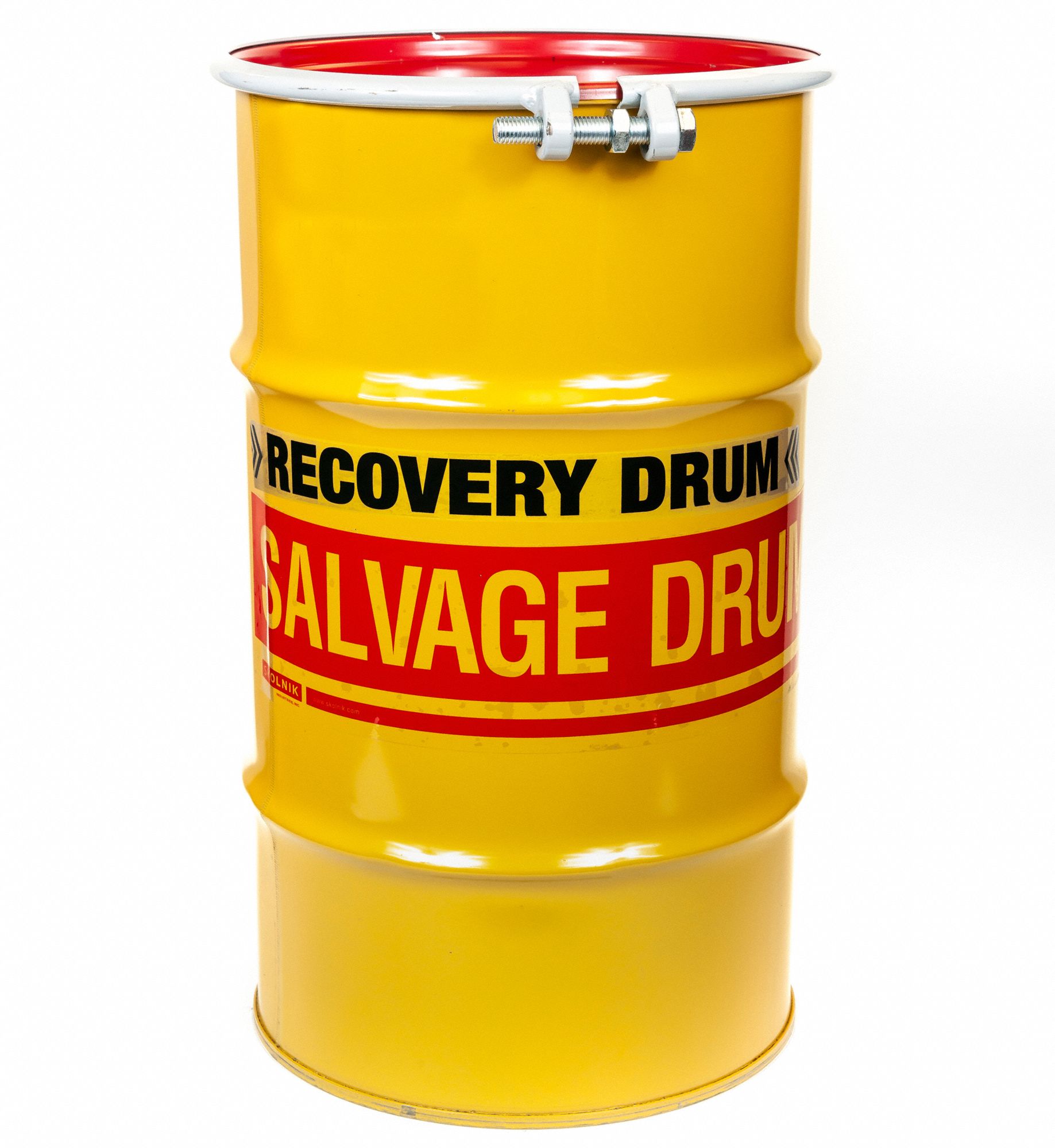 TRANSPORT DRUM, STEEL, 15 GALON, BOLT RING, 20 GA/20 GA/20 GA, EPOXY PHENOLIC