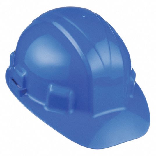 ACERPAL Full Brim Hard Hat, OSHA Safety Helmet, Custom Blue