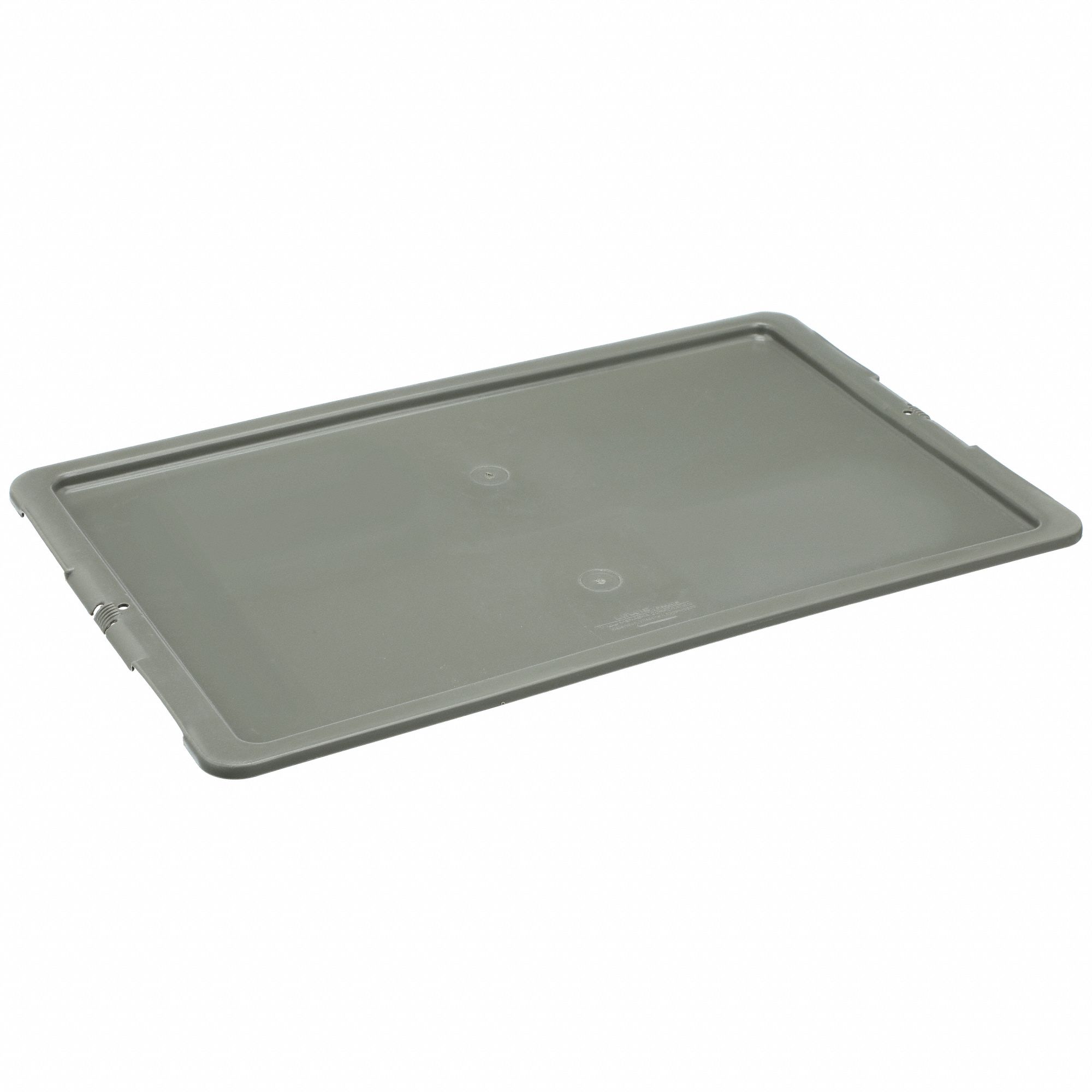 Lid: 24 in x 15 in, Gray