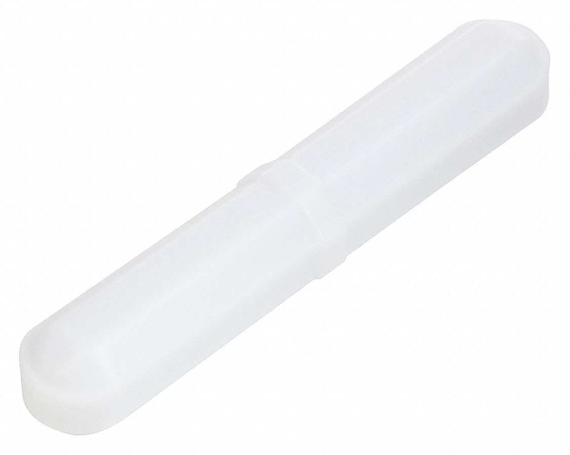 Stirring Bar: Octagon, Alnico, 75 mm Overall Lg, 13 mm Dia, Autoclavable, White