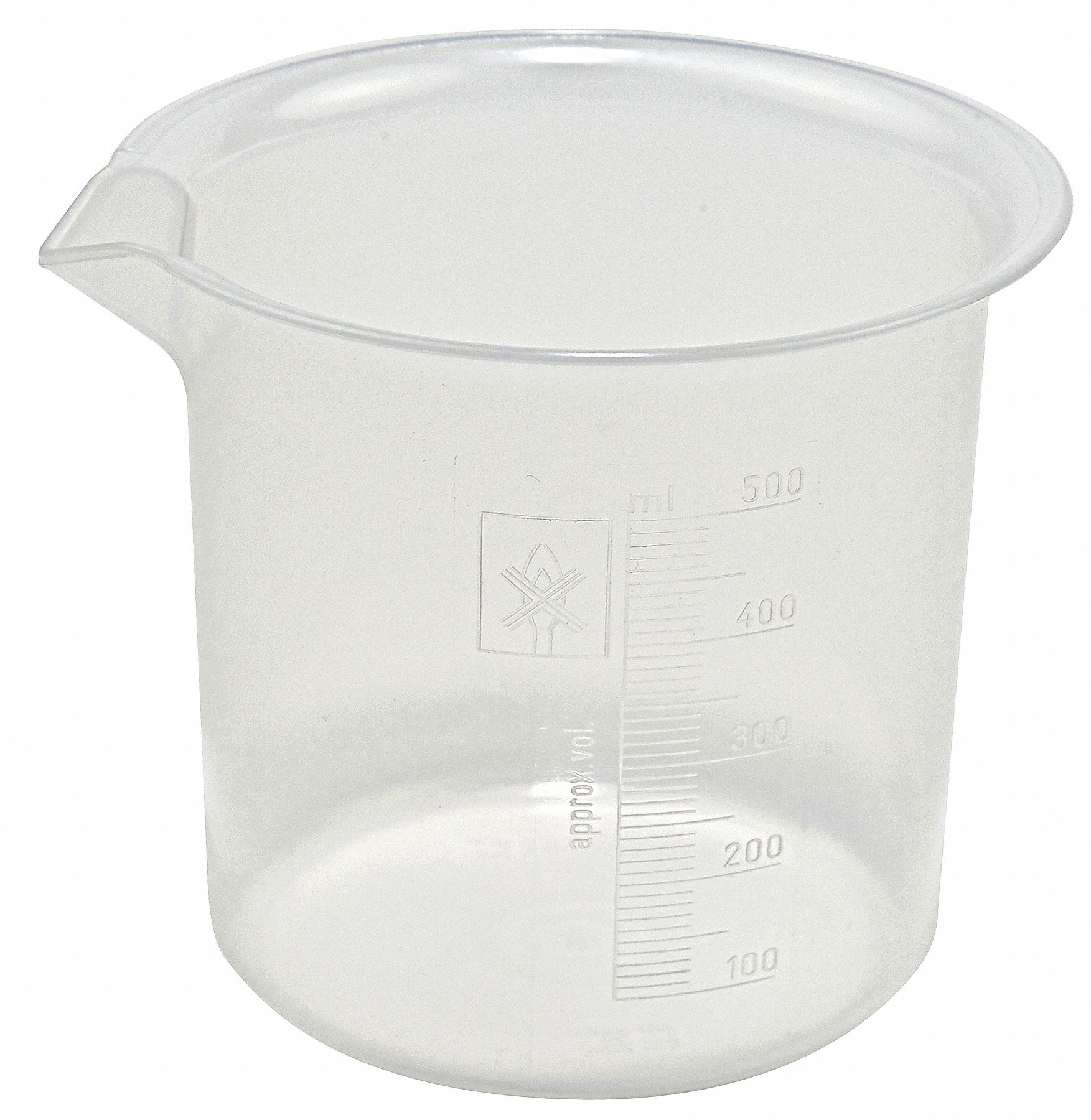 Beaker Plastic Colorless PK6
