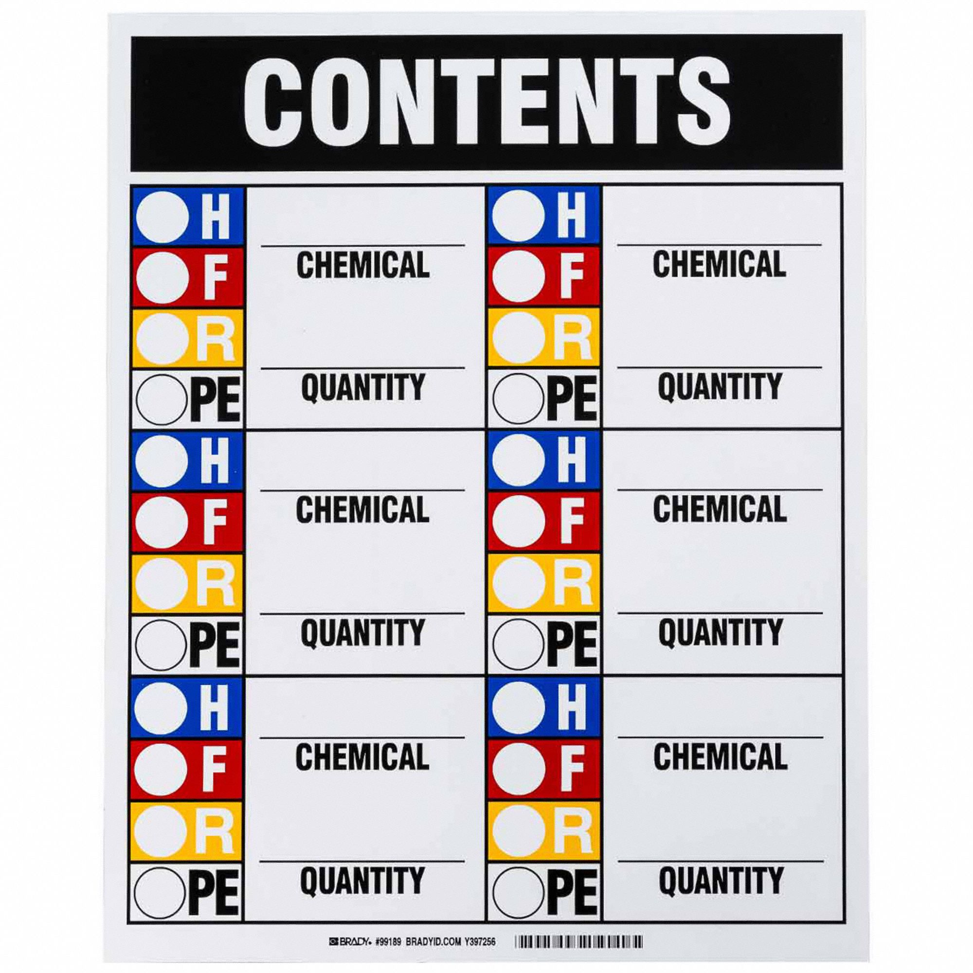 Sign,  15 in H,  12 in W,  Vinyl