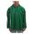 FLAME-RESISTANT RAIN JACKET, 3XL, GREEN, SNAPS WITH STORM FLAP, ATTACHED HOOD