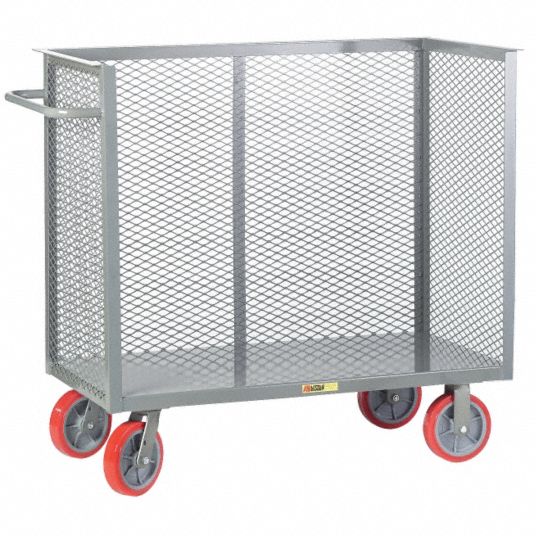 Little Giant Single Side Access Mesh Wall Metal Stock Truck 3 600 Lb 1 Number Of Shelves 48 Inx30 In 8wpp1 Ca 3048 8ppy Grainger