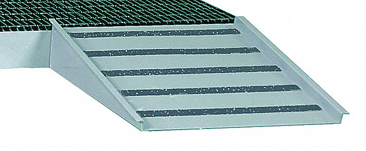 SPILL PLATFORM RAMP, 1,000 LB LOAD CAPACITY, 36 X 33 IN X 7½ IN, GREY