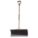 SNOW PUSHER, STEEL, 10 IN BLADE L, 24 IN BLADE W, 42 IN HANDLE L