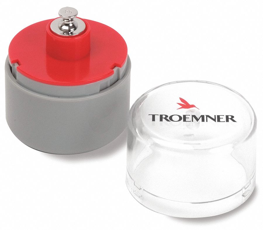 Calibration Weight: 20 g Nominal Mass, 4, No Certificate, Stainless Steel, Metric