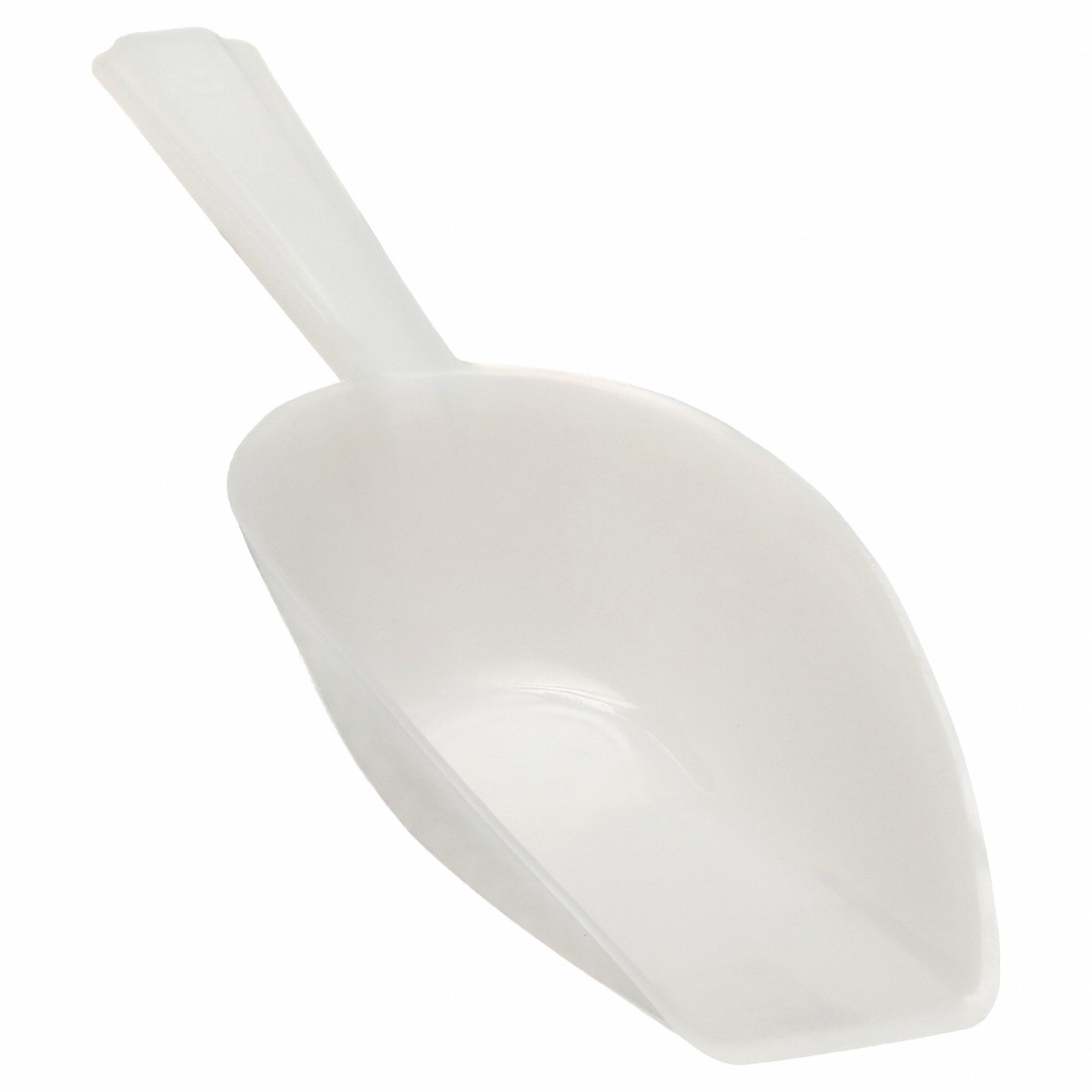 Scoop: Non-Sterile, HDPE, 25 mL Capacity - mL, 7/8 fl oz Capacity - oz, 13.26 cm Overall Lg, White