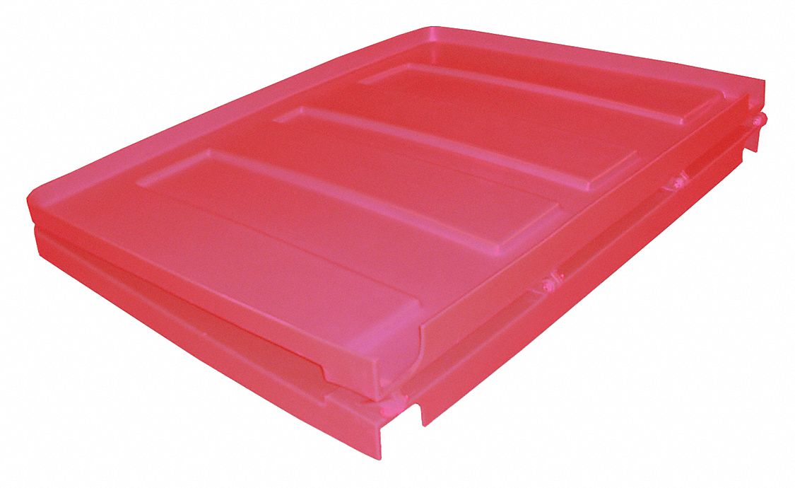 GRAINGER APPROVED Hinged Lid for Tilt & Cube Trucks 45.9 cu ft Fits