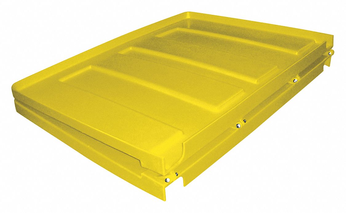 Hinged Truck Lid: 45.9 cu ft Fits Truck Size (Cu.-Ft.), 74 in L 40 in W 3 in H, MDPE