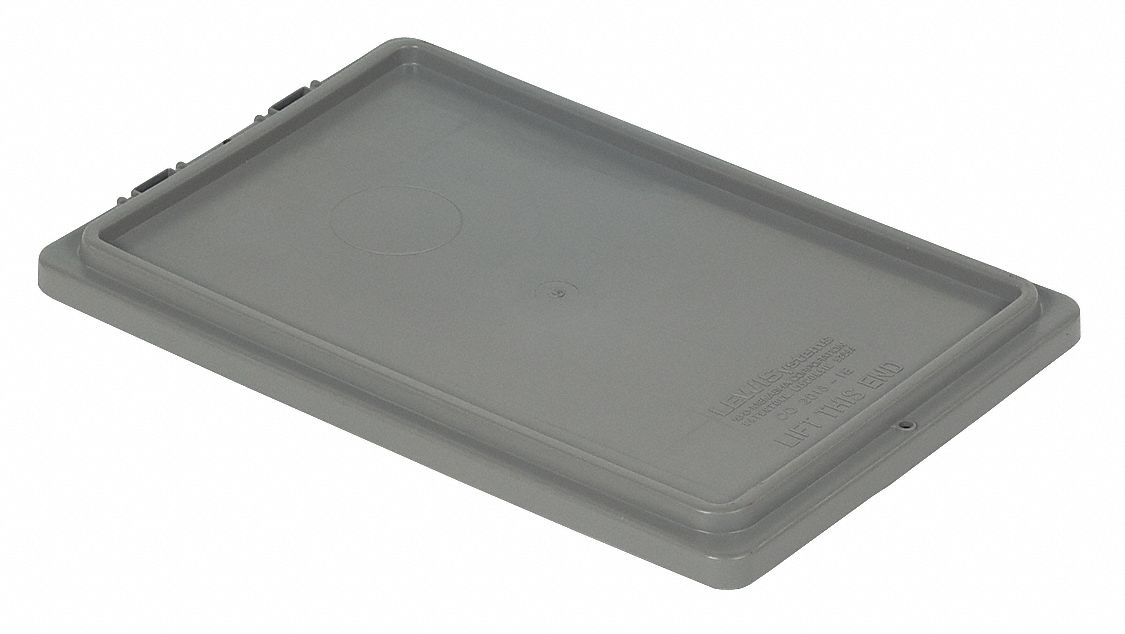 CONTAINER LID, 20⅝ IN X 13 IN, GREY, FOR 65841