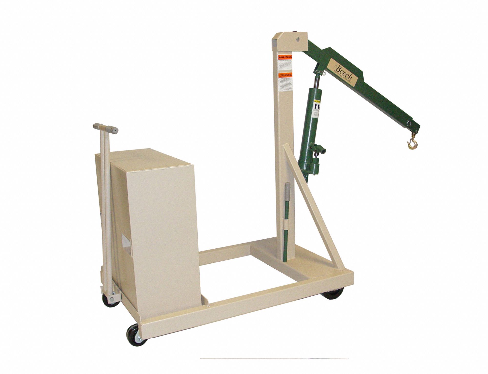 Counterbalance Mobile Floor Crane: 57 1/4 in Ht (In.), 49 9/16 in Lg (In.), 30 1/2 in Wd (In.)