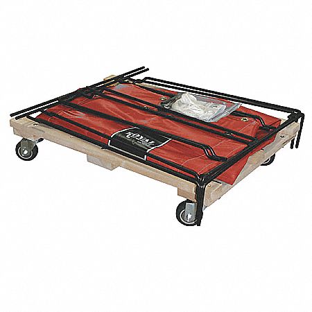 CHARIOT PANIER DEMONTAB ROUGE 12 BU