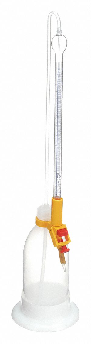 BURETTE VERRE DE MISE A ZERO 15ML