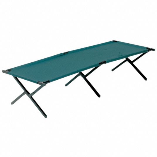 TEXSPORT Fold Up Cot, 75 in Length, 26 in Width, 16 in Height, 250 lb