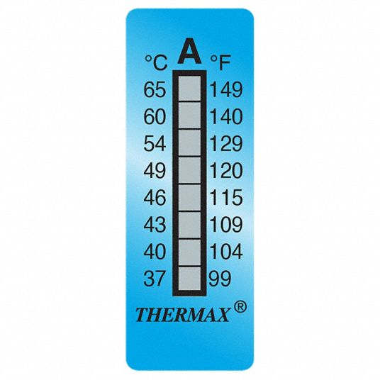 5/Pkg. Liquid-Filled Thermometer for Walking Sticks