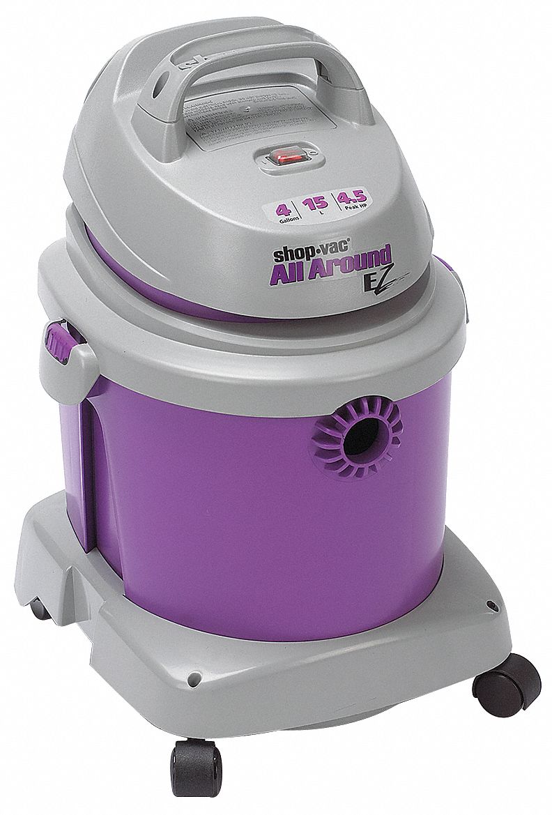 SHOPVAC Wet/Dry Vacuum, Air Flow 170 cfm, 41/2 HP 8AVT75895400