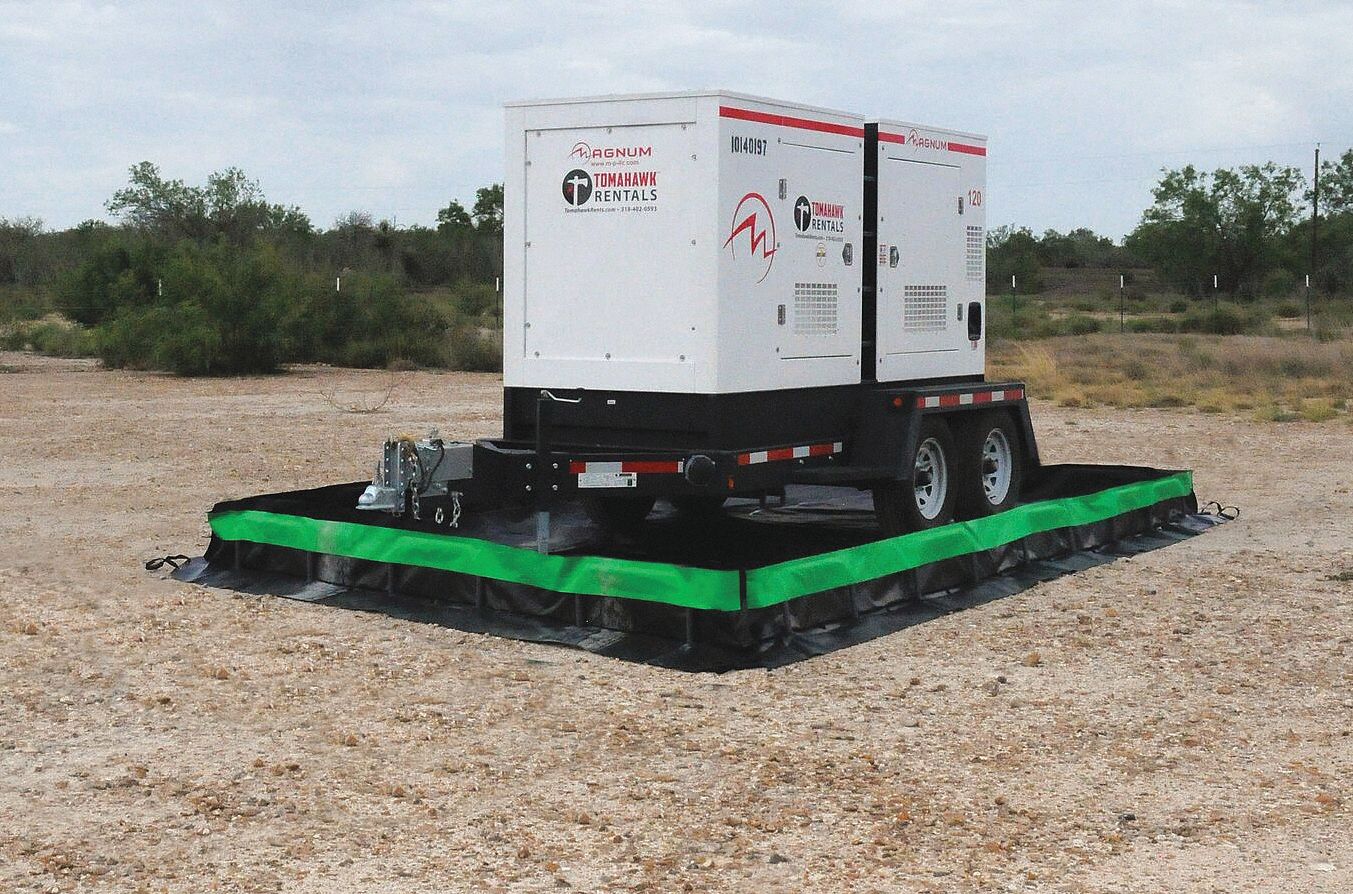 COLLAPSIBLE WALL CONTAINMENT BERM, 12 X 60 FT, 5, 385 GALLON CAPACITY, GAL.