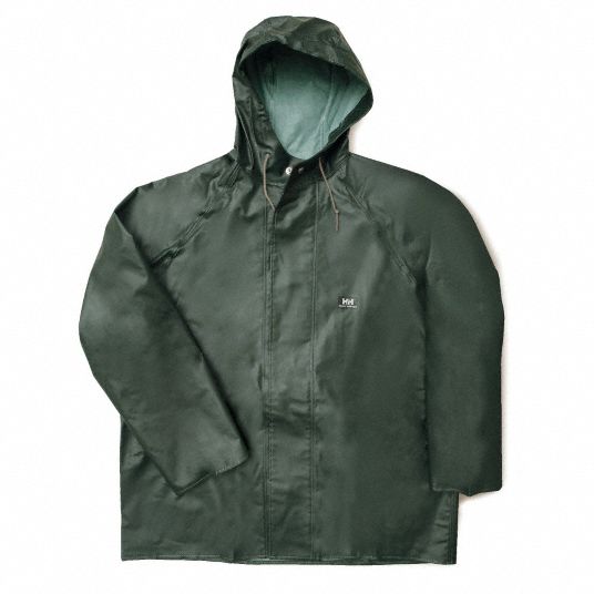 Green best sale rain mac