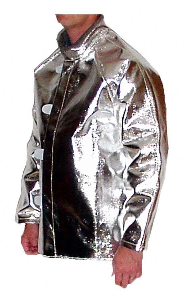 Aluminized Jacket, L, Rayon