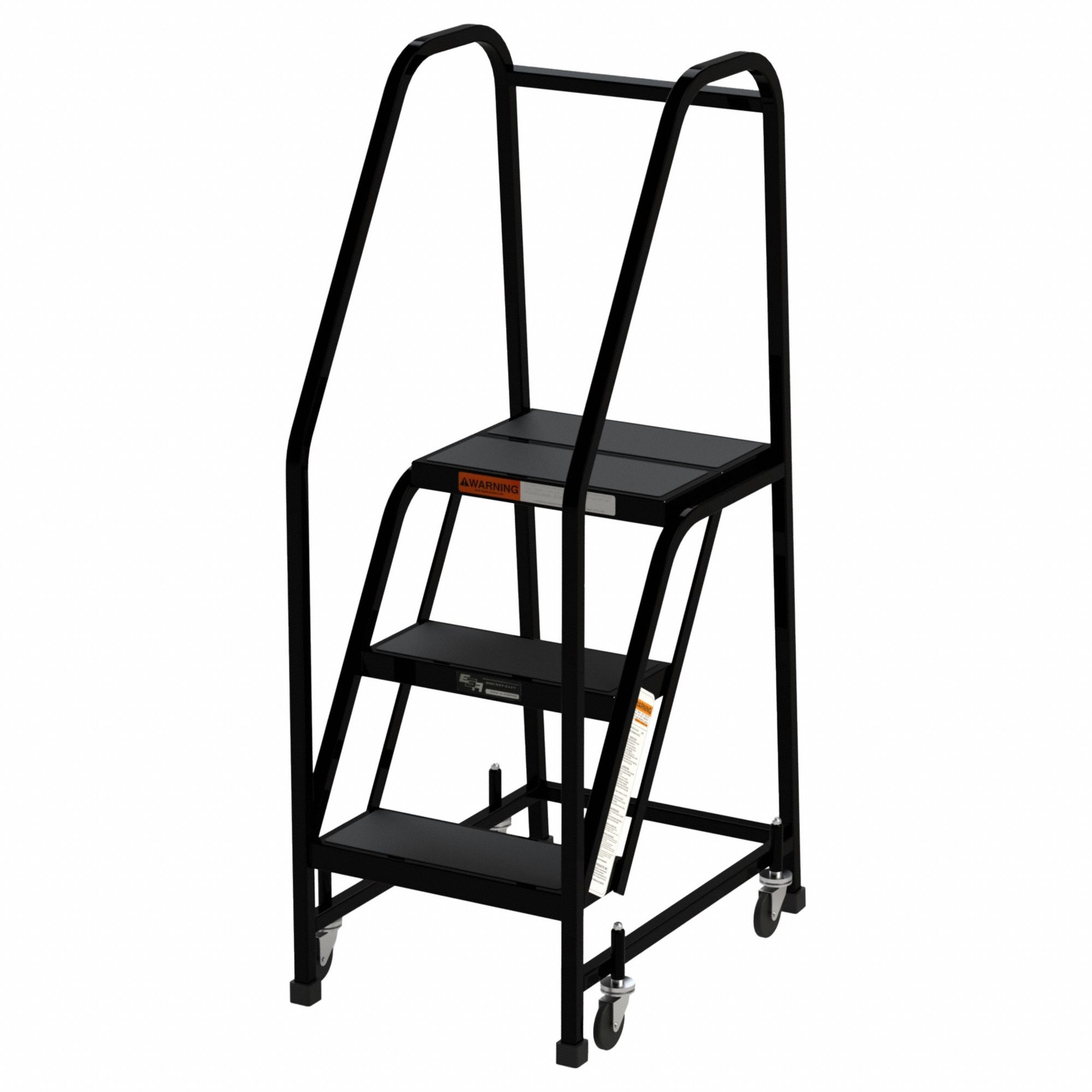 30 In Platform Ht 14 In Platform Dp Rolling Ladder 8c083f005 Bl