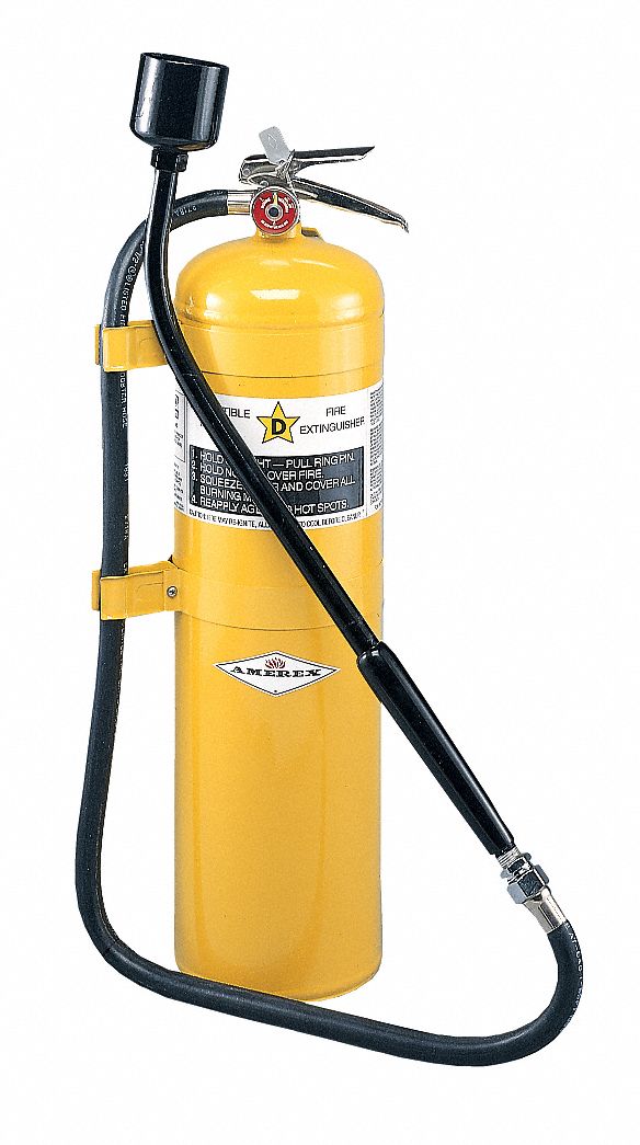 yellow fire extinguisher