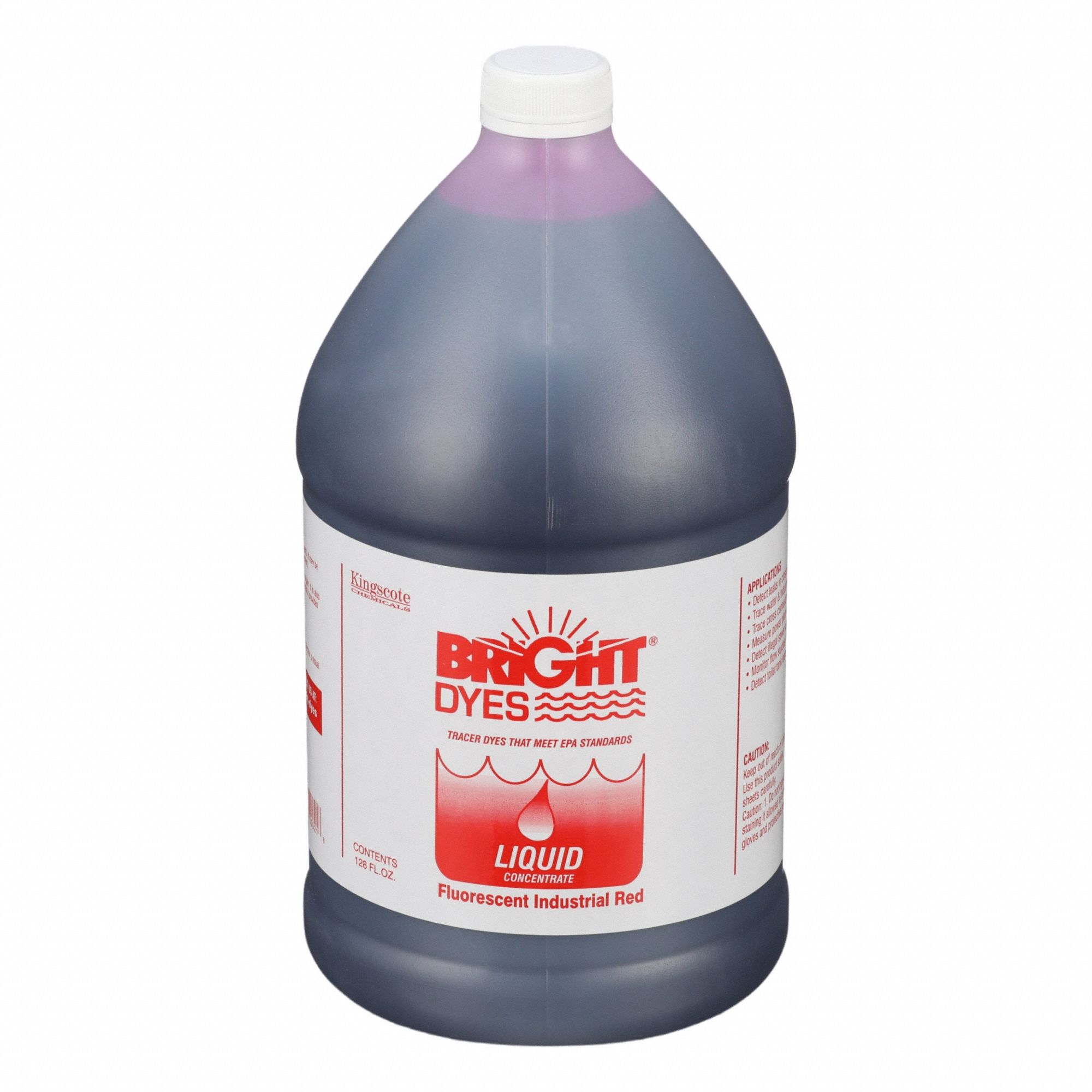 Water Tracer Dye: Red, 1.8 cps Viscosity, Immediate, 1 gal Volume, Liquid