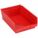 SHELF BIN,11-5/8L X 8-3/8W,RED