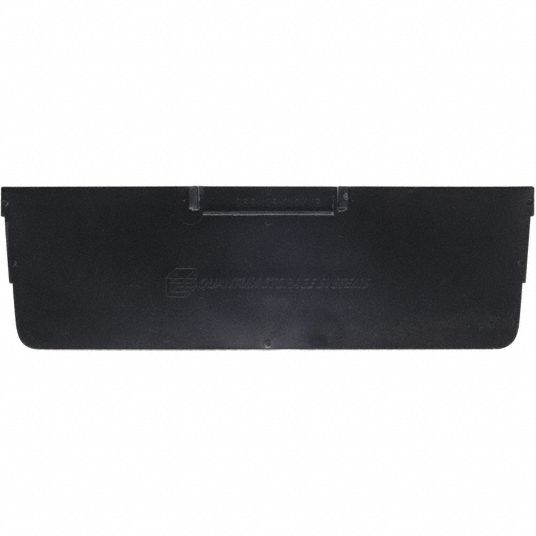 QUANTUM STORAGE SYSTEMS Divider 10 1/2 in x 3 in, Black 8C965DSB109/110/116 Grainger