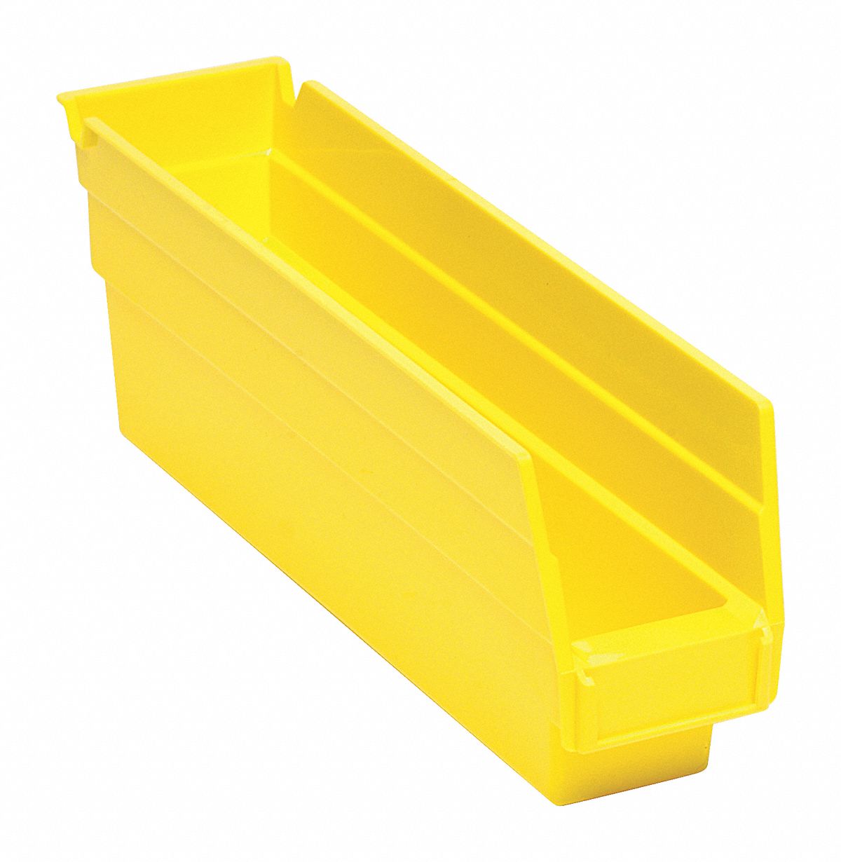 QUANTUM STORAGE SYSTEMS QSB100YL Shelf Bin,Yellow,Polypropylene,4 in 8C967