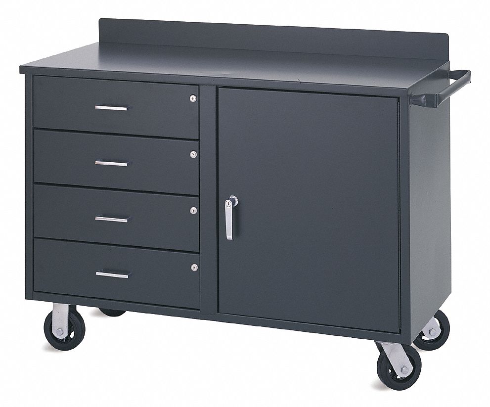 Mobile Cabinet,36x21x34 In,Gray - Grainger