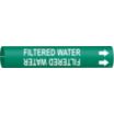 Filtered Water Snap-On Pipe Markers