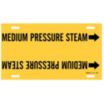 Medium Pressure Steam Strap-On Pipe Markers