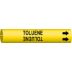 Toluene Snap-On Pipe Markers