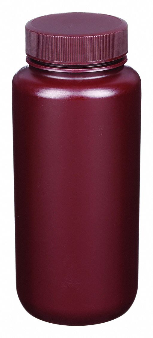 Bottle, 164 mm H, Amber, 72 mm Dia, PK48